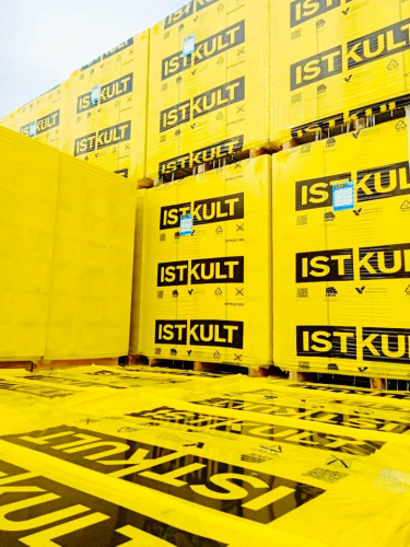 Газобетонные блоки Istkult Егорьевск D600 625х125х250 перегородочные